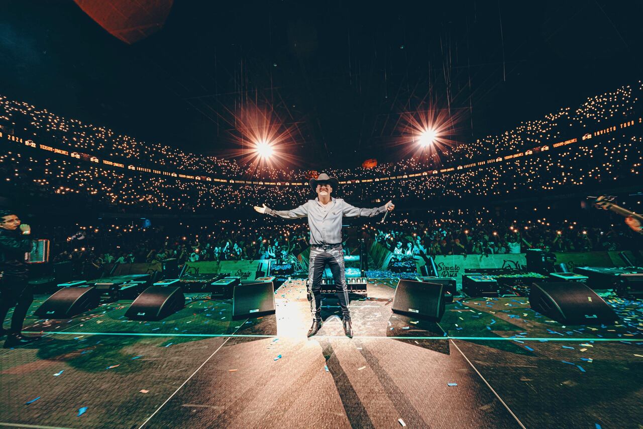 Yeison Jiménez en su segunda noche en el Movistar Arena