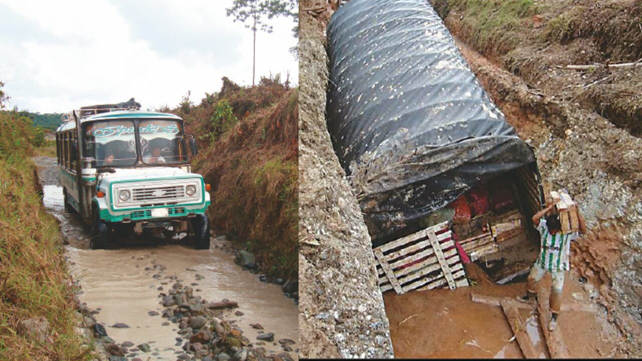 Hasta 2011, para llegar al municipio de Barbacoas, Nariño, era necesario atravesar una carretera destapada de 56 kilómetros, que tomaba hasta 20 horas. Luego de que el gobierno se comprometió a arreglarla, han sido pavimentados 9,4 kilómetros.