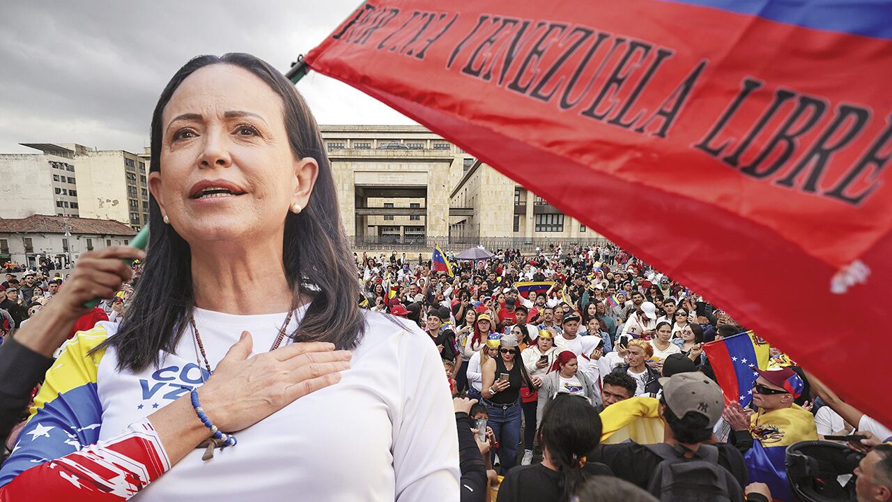 La figura de María Corina Machado ha quedado a un lado tras la caída de Nicolás Maduro.
