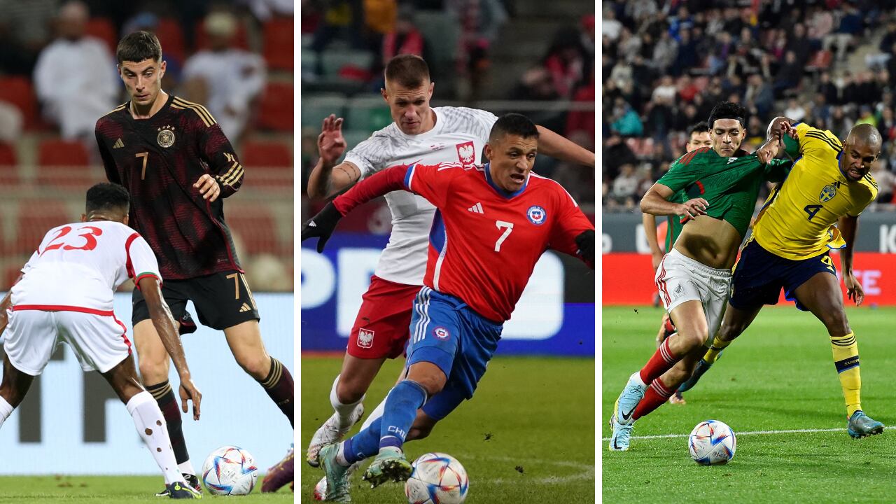 A cuatro días del inicio del Mundial Qatar 2022, hubo una serie de amistosos.