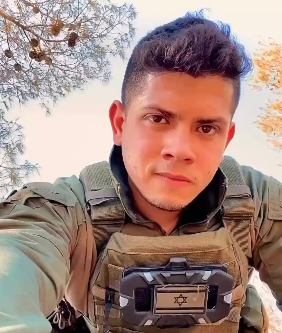 Brian Cortes soldado colombiano en Israel