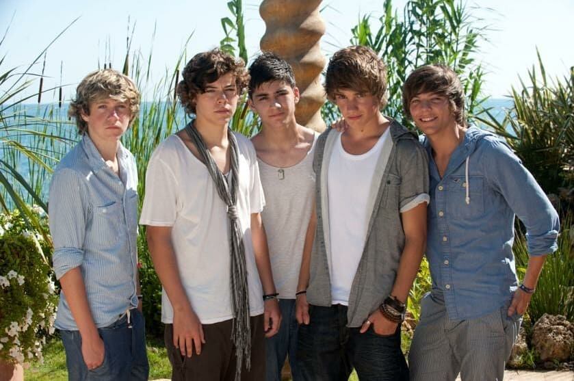 Liam Payne, Louis, Zayn, Niall y Harry