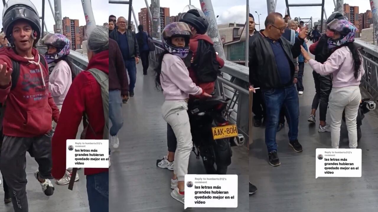 Todo ocurrió en el puente que cruza sobre la Avenida Boyacá, frente a Titán Plaza.