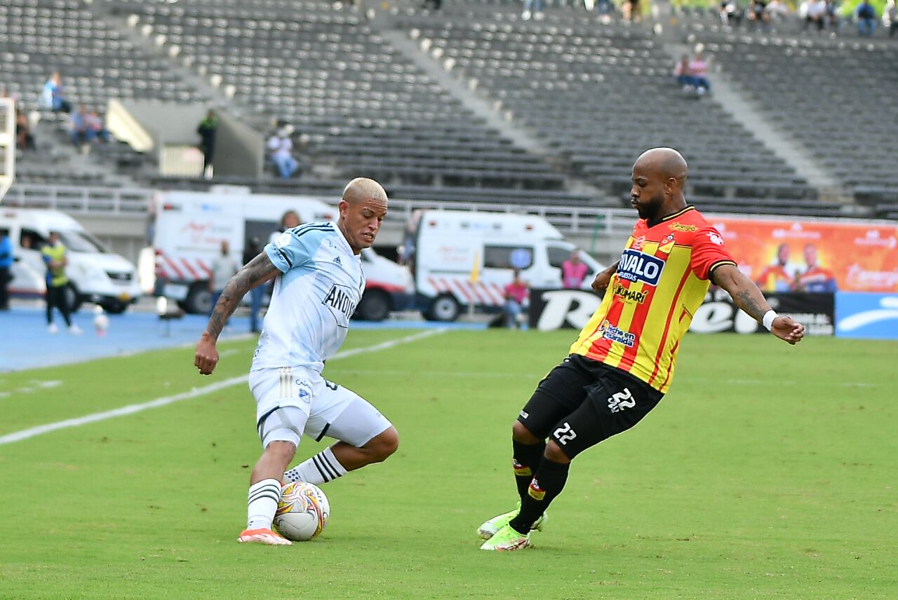 Pereira. Abril 20 de 2024. En el estadio Hernán Ramírez Villegas, el  Deportivo Pereira recibe a Millonarios, en un juego válido por la fecha 18 de la primera Liga Betplay del año. (Colprensa - Juan Sebastián Henao)
