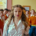 La Primera Vez Temporada 1. Francisca Estevez in La Primera Vez Temporada 1. Cr Mauro Gonzalez/Netflix © 2022