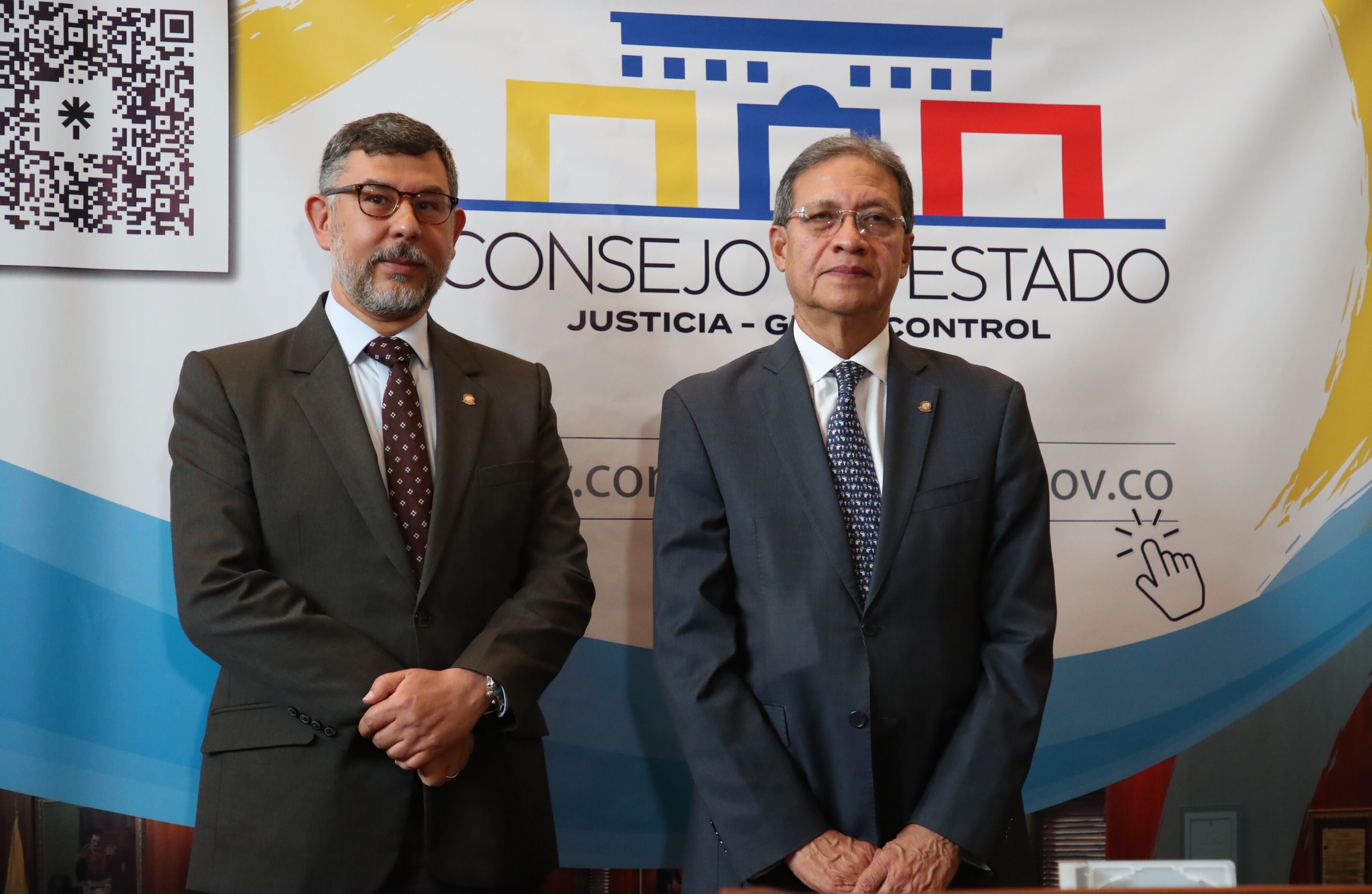 Milton Chaves y Luis Alberto Álvarez, presidente y vicepresidente del Consejo de Estado