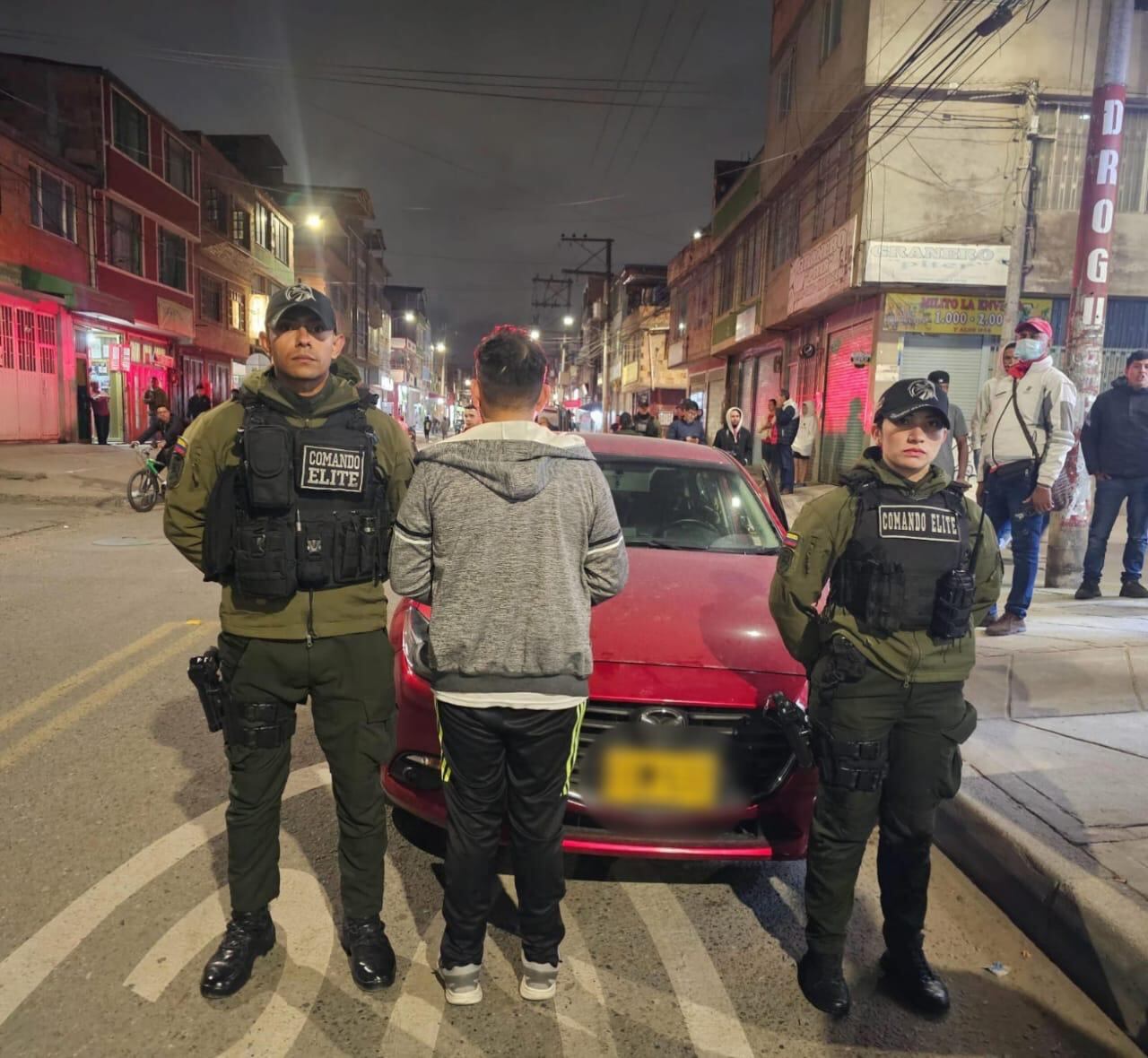 Este fue el sujeto capturado por falsedad marcaria