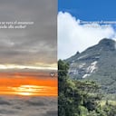 Los cerros de Antioquia desde donde se puede ver un espectacular amanecer.