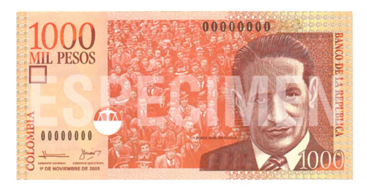 Billete Mil Pesos -Colombia