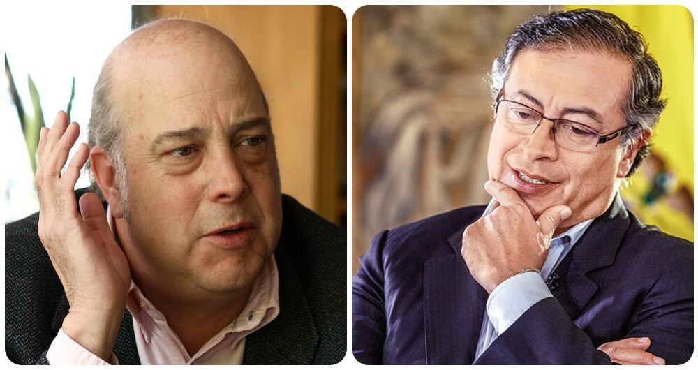 Daniel García Peña y Gustavo Petro.