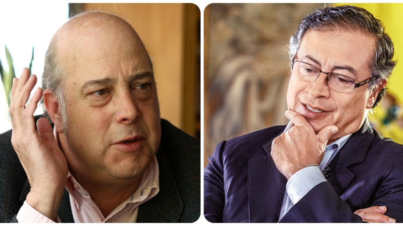Daniel García Peña y Gustavo Petro.