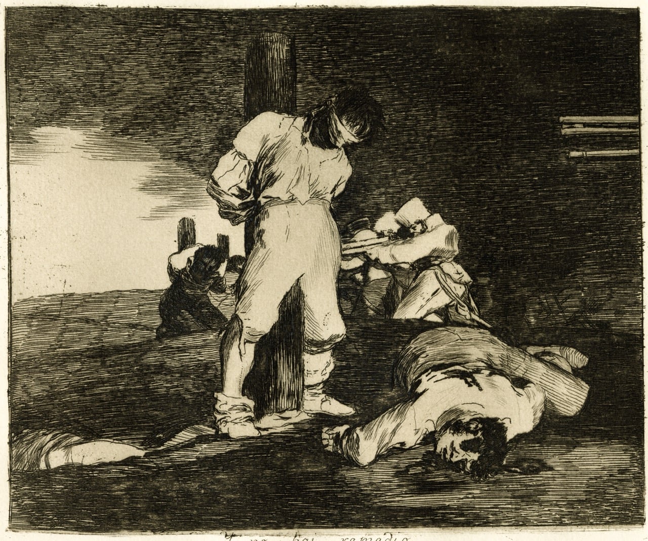 'Y no hay remedio', Francisco de Goya.