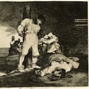 'Y no hay remedio', Francisco de Goya.