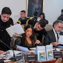 El presidente Gustavo Petro reunido con su equipo de trabajo en el más reciente consejo de Ministros.