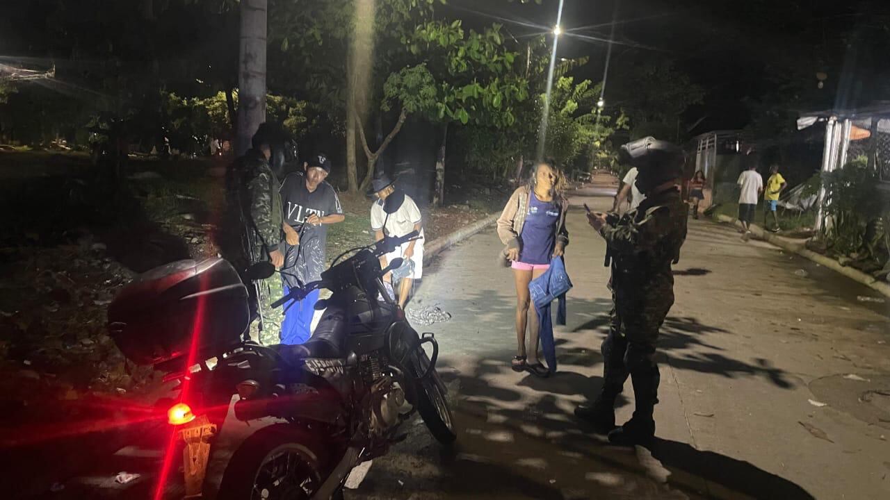 Controles del Ejército en Yopal.