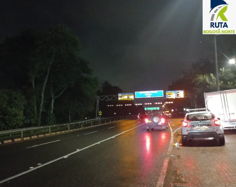 Se normaliza el tráfico al norte de la capital. - X (@RutaBogotaNorte).