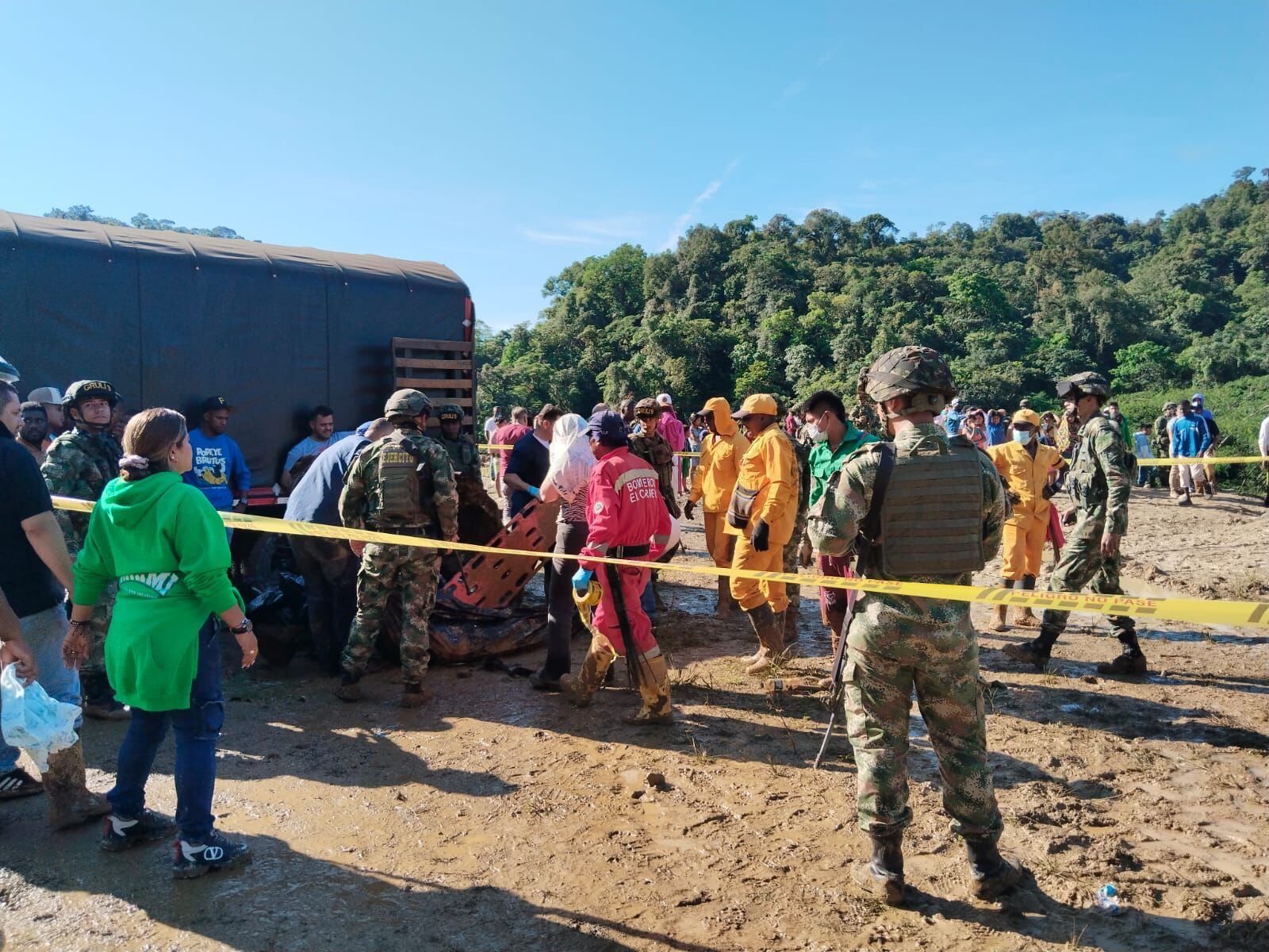 Deslizamiento en Chocó