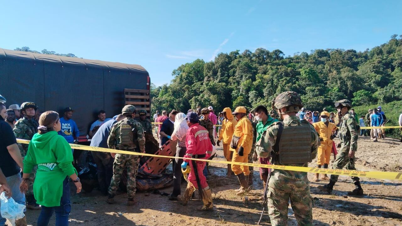 Deslizamiento en Chocó