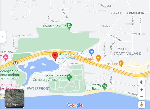 El Refugio de Aves Andrée Clark incluye un pantano que estaría liberando malos olores hacia el exclusivo vecindario Montecito.