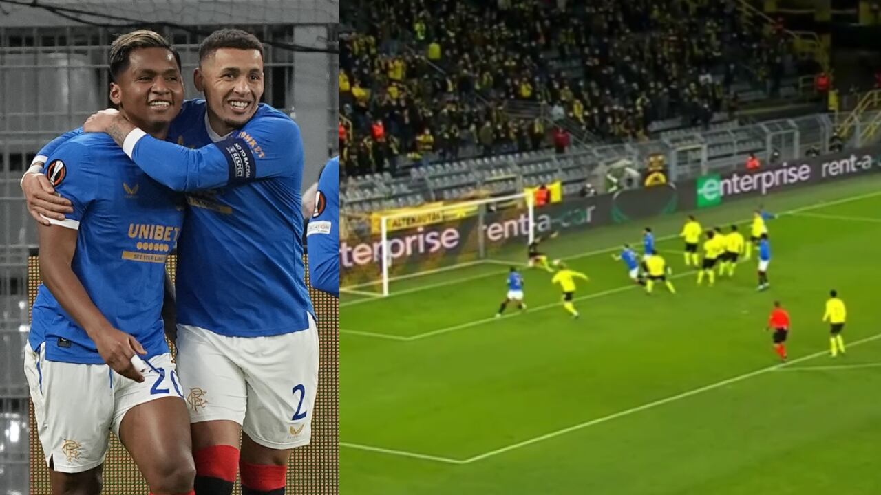 El colombiano se destacó con el equipo escocés.