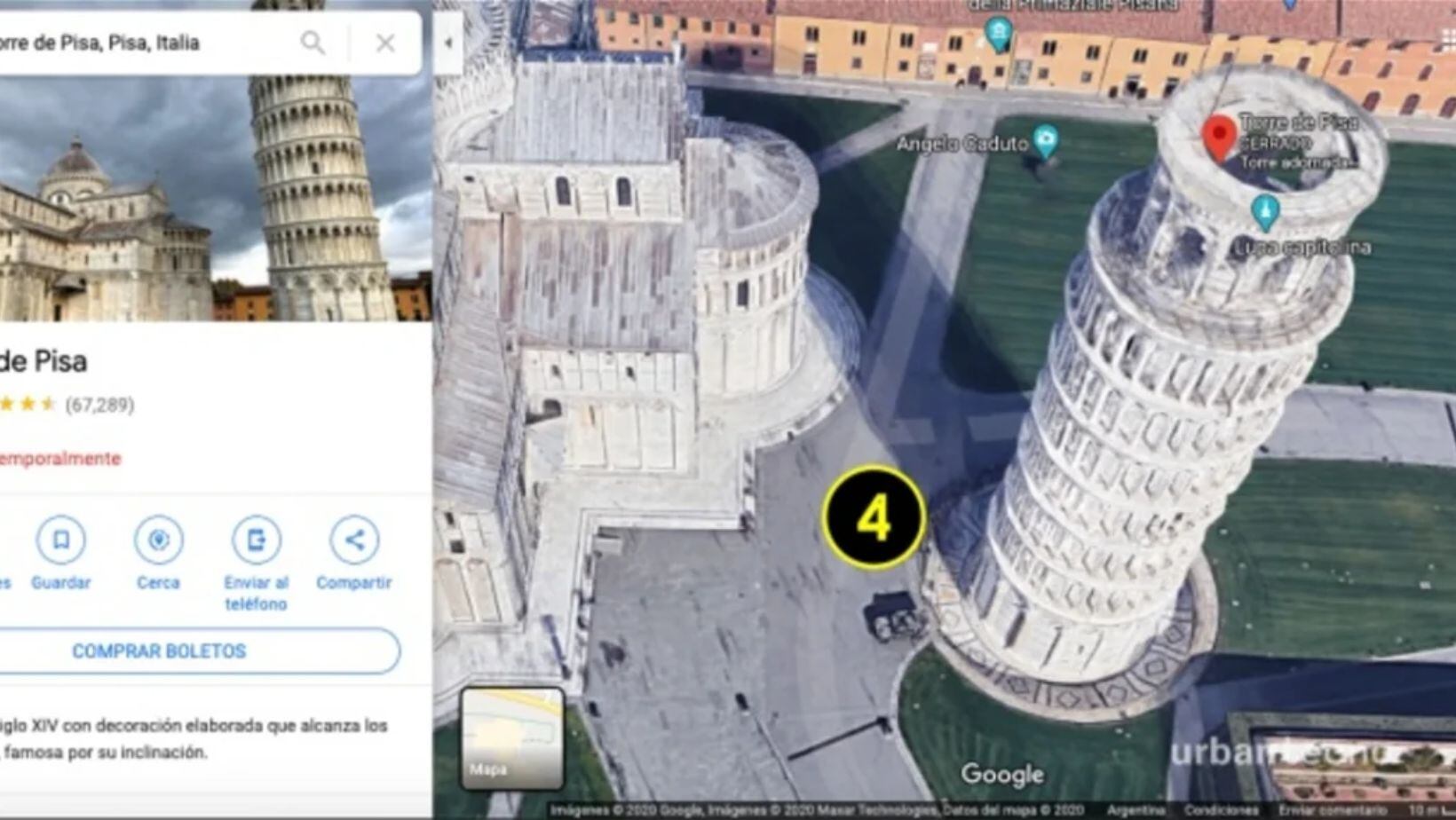 Opción de Maps en 3D