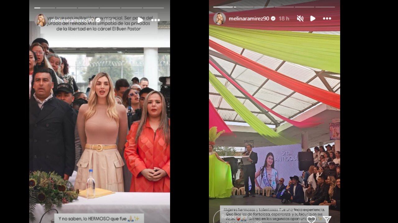 Melina Ramírez visitó la cárcel El Buen Pastor