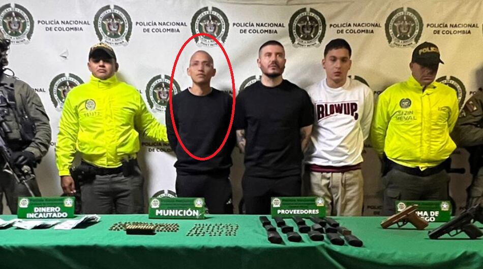 Alias Pichi y sus escoltas, capturados en Copacabana. Uno de los guardaespaldas habló con SEMANA antes de su detención.