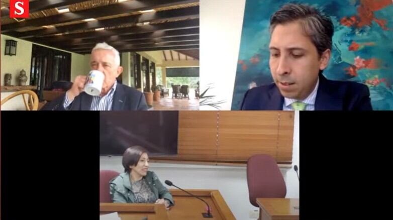 La exparamilitar  Eurídice Cortes, alias Diana declaró este jueves en el juicio contra el expresidente Álvaro Uribe Vélez.