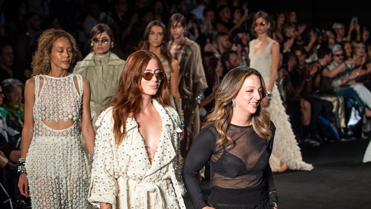 La diseñadora Francesca Sesana debutó en Colombiamoda 2025 con su colección 'La mia maniera'