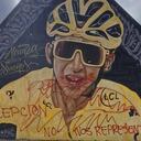 Mural de Egan Bernal fue vandalizado