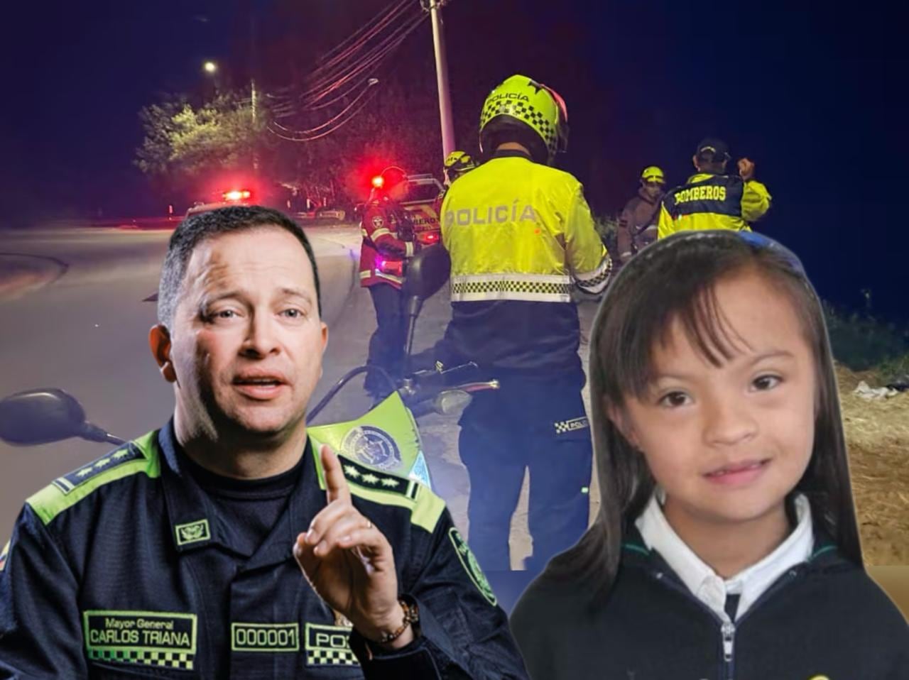 El general Carlos Triana, director de la Policía, envió un mensaje en medio de la muerte de la menor.