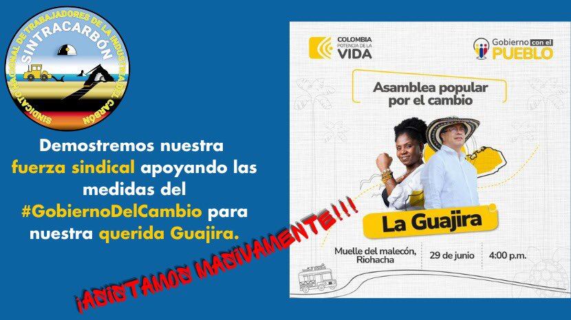 La imagen posteada desde el sindicato pidiendo apoyo a los trabajadores para el evento