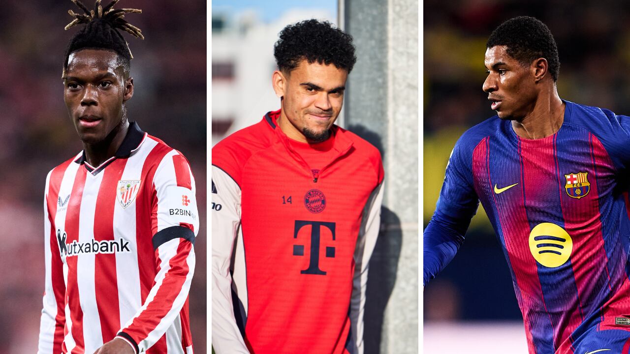 Entra Nico Williams, Marcus Rashford y Luis Díaz, el guajiro ha sido el más destacado en lo que va de la temporada 2025-2026.