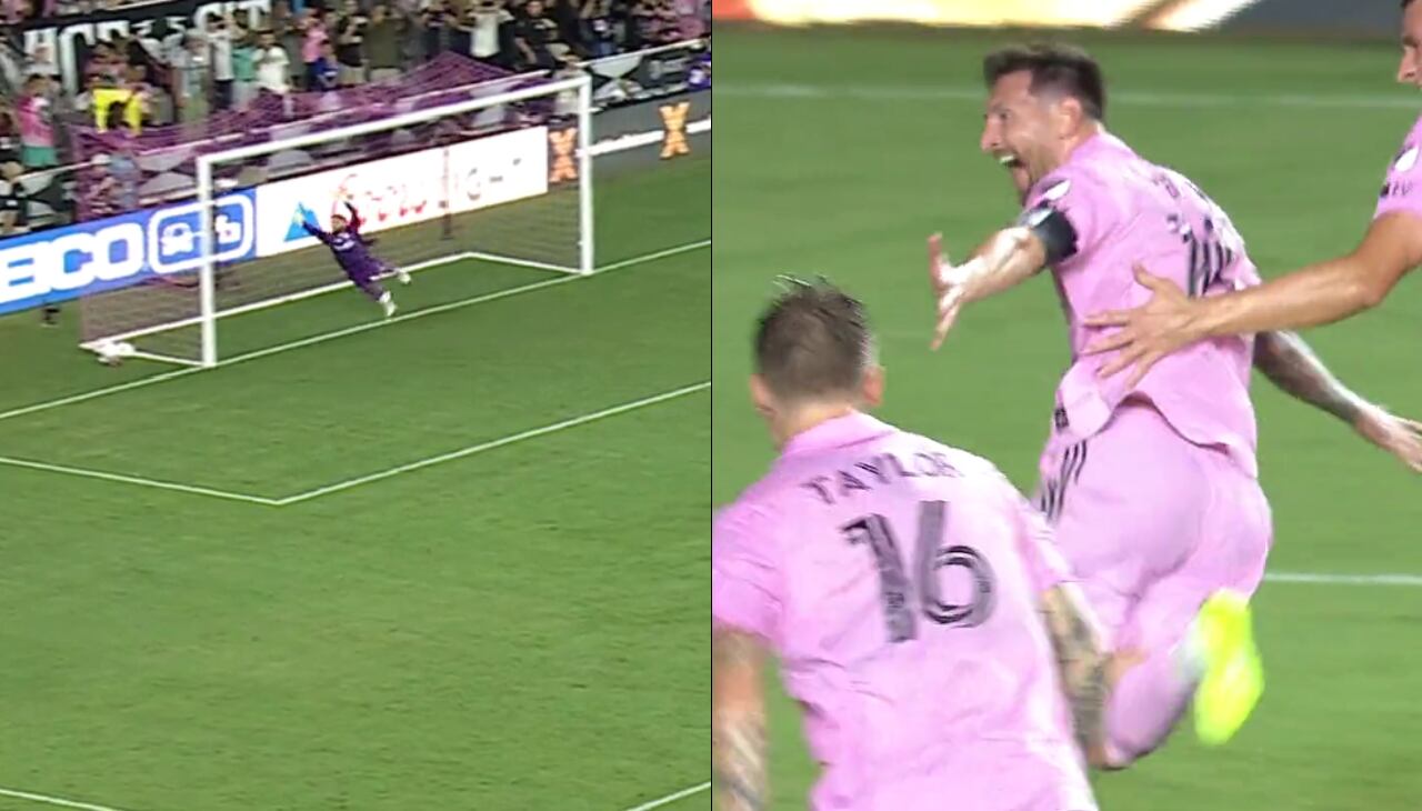 Gol de Messi en su debut con el Inter de Miami.