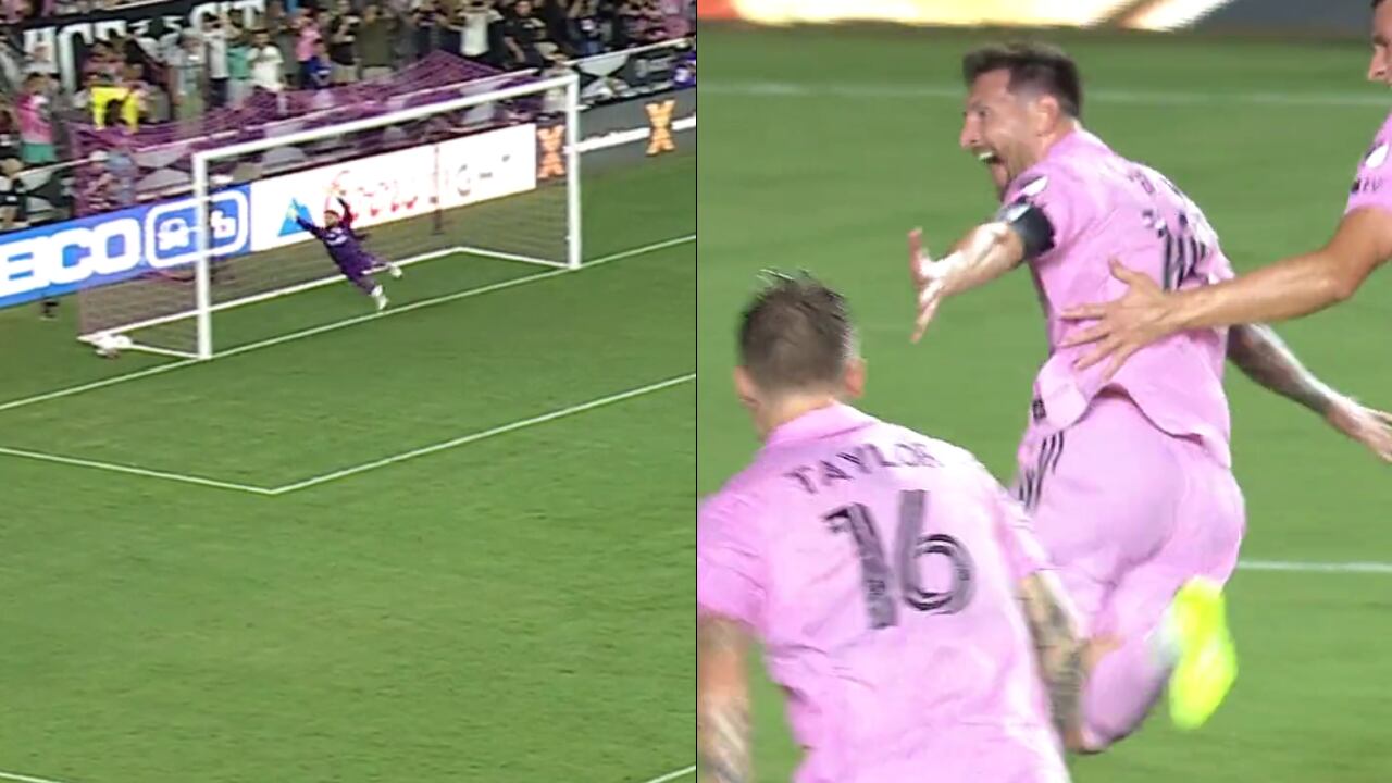 Gol de Messi en su debut con el Inter de Miami.