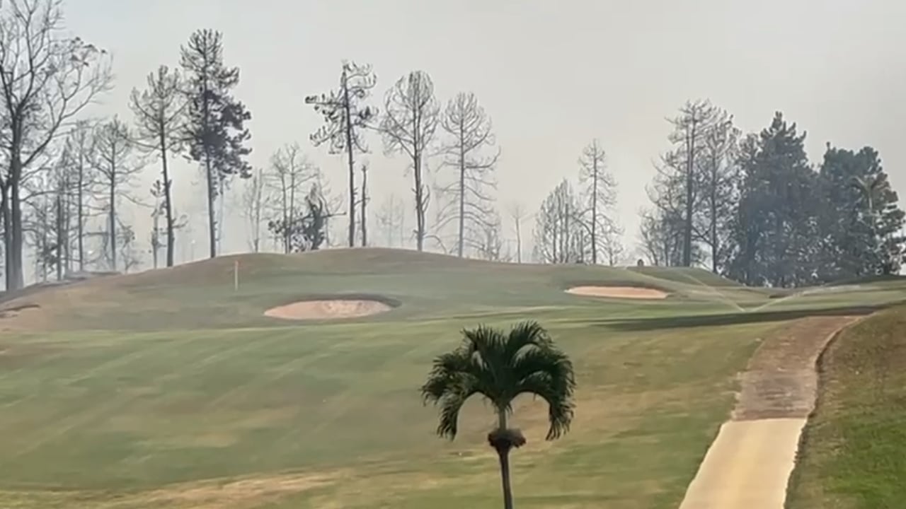 Incendio en Floridablanca, Santander, cerca del conjunto residencial Ruitoque.