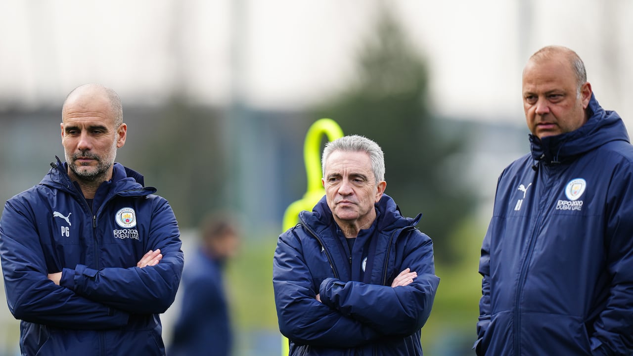 Fueron dos temporadas trabajando como asistente técnico en el Manchester City.