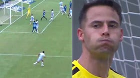 Guillermo de Amores se equivocó en el segundo gol de Alianza FC