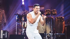 Carlos Rivera en concierto.
