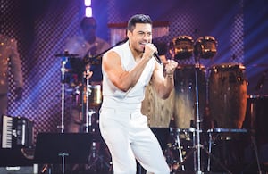 Carlos Rivera en concierto.