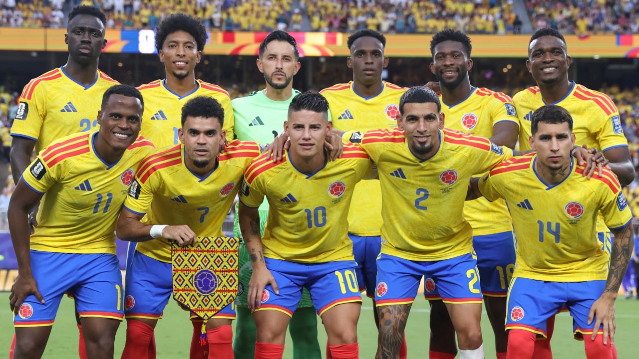 Nómina titular de la Selección Colombia en el Mundial 2026.