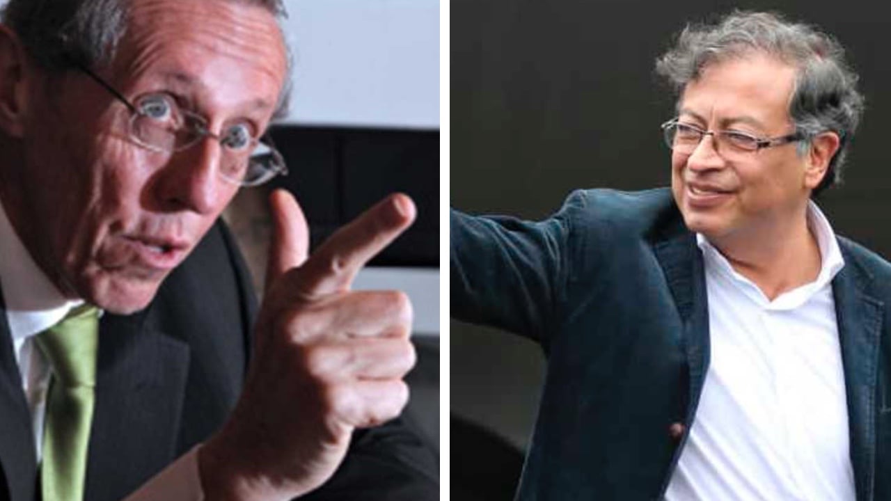 Antonio Navarro Wolf y Gustavo Petro.