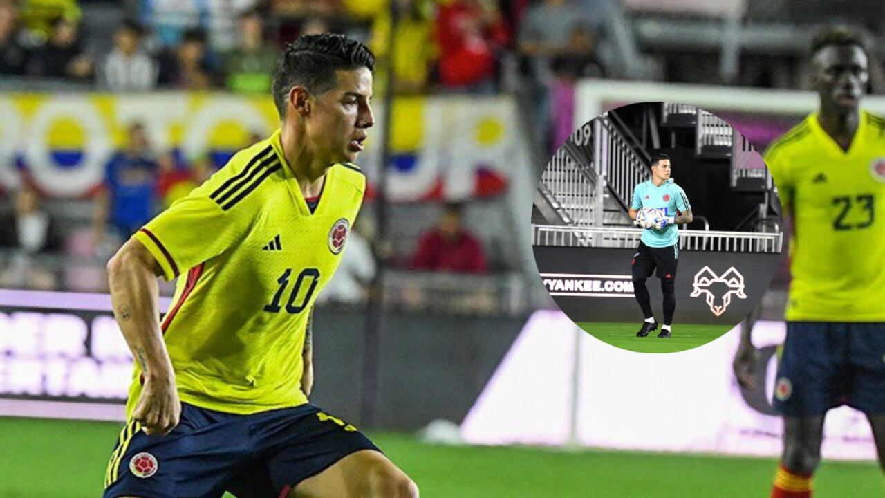 James Rodríguez, jugador de la Selección Colombia
