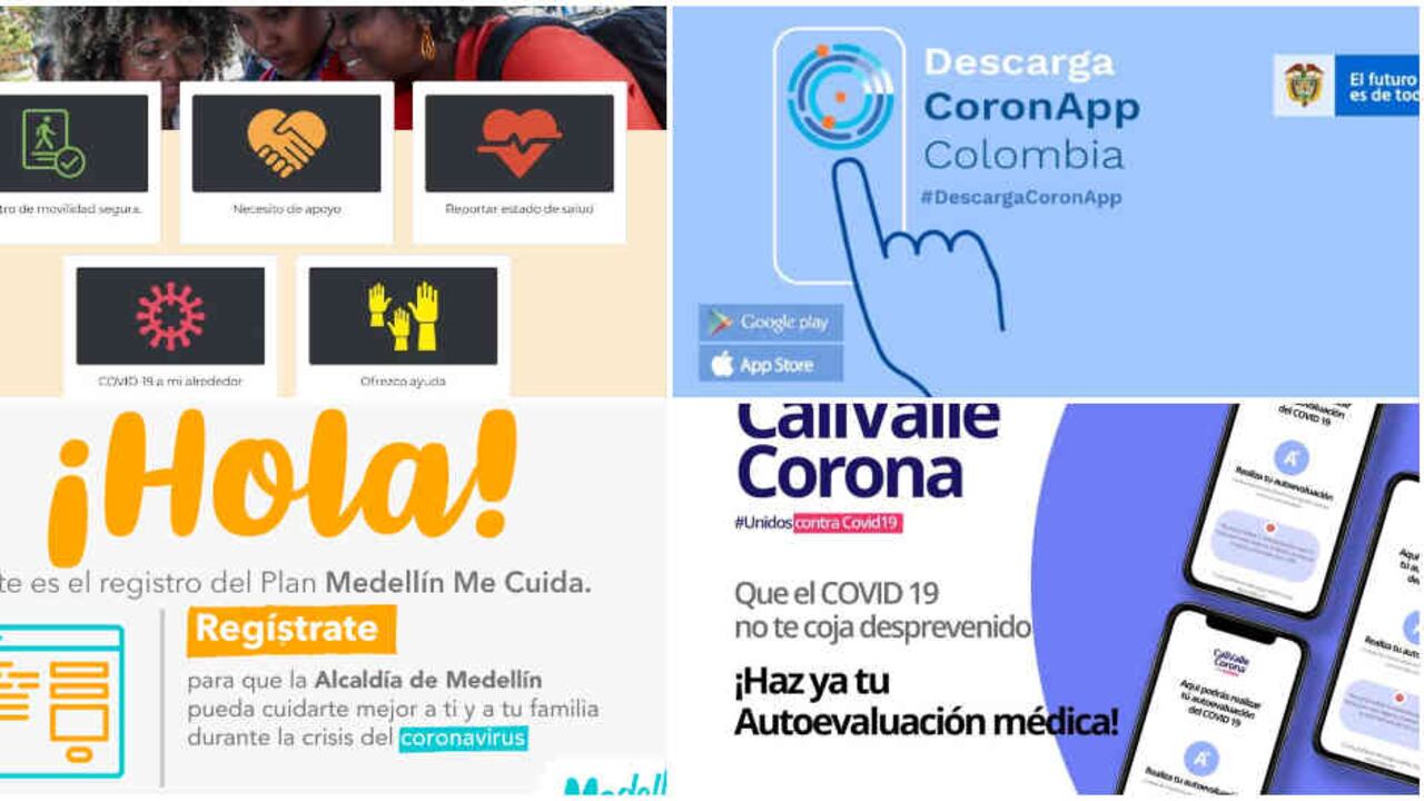 Las aplicaciones surgidas en Colombia en el marco del confinamiento