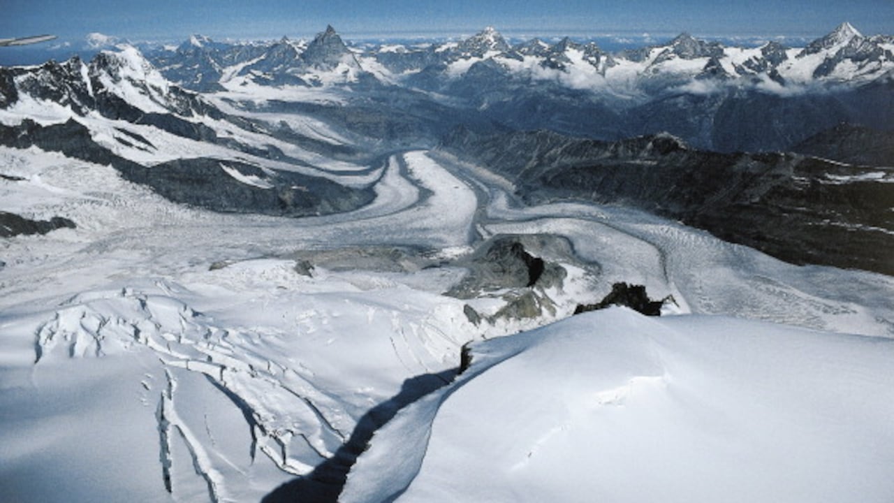 En el sur y el este de Suiza, los glaciares se derritieron. (Photo by DeAgostini/Getty Images)