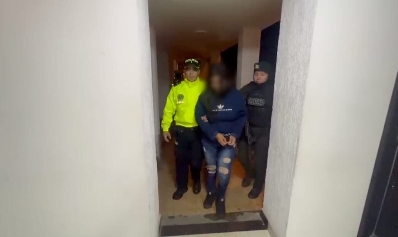 Captura de presunta integrante de Los Flacos.