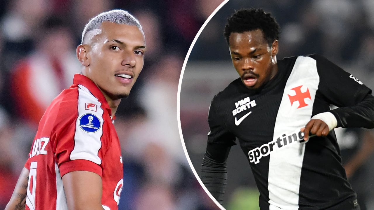 Franco Fagúndez y Carlos Andrés Gómez, figuras que generan expectativa para el partido de Santa Fe vs. Vasco