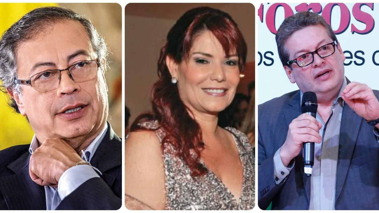 Gustavo Petro, Gloria Arizabaleta y Alirio Uribe.