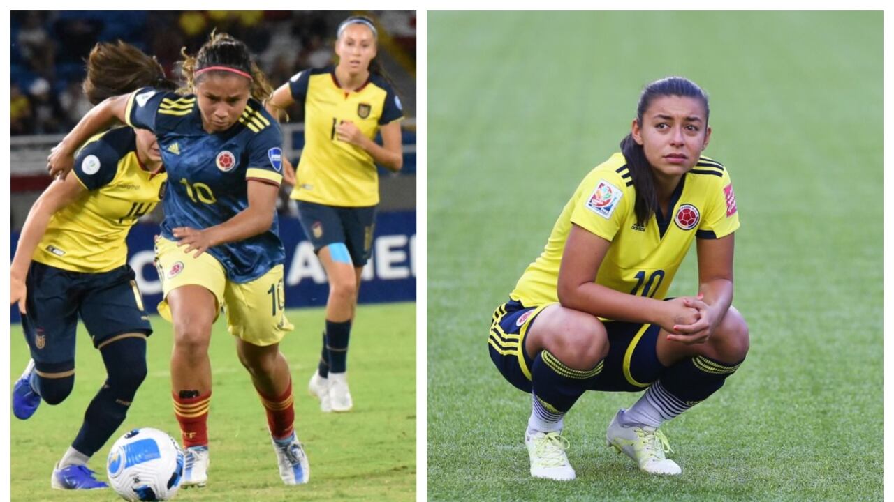 Leicy Santos y Yoreli Rincón jugadoras de la Selección Colombia
