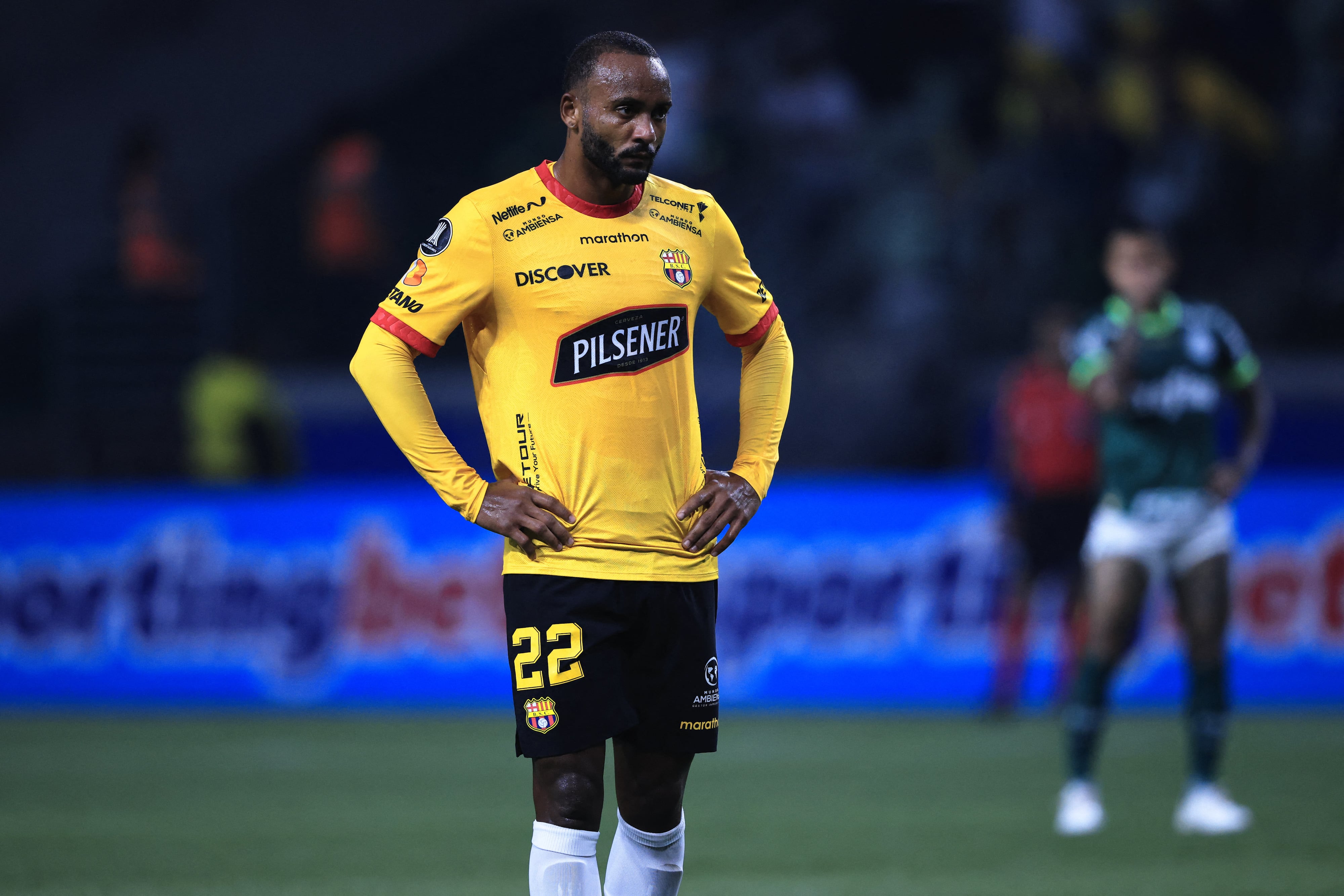 Leonai Souza, de Brasil en su paso por Barcelona de Ecuador. Ahora vestirá la azul de Millonarios
